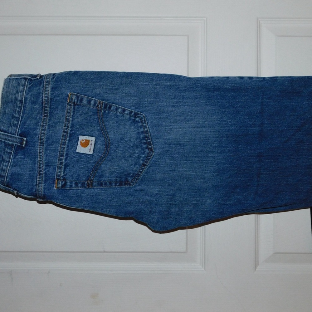 Carhartt Blue Straight-Leg Jeans Classic Denim
